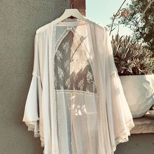 Free People Robe; Laurel Canyon Lace